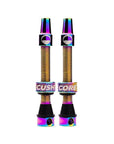 CushCore Tubeless Valves (pair) Oil Slick - 44mm