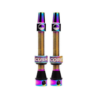 CushCore Tubeless Valves (pair) Oil Slick - 55mm