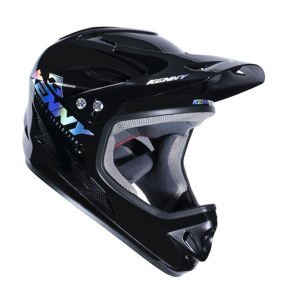 Kenny Downhill Full Face Racing Helmet MIPS (AS/NZS 2063) - Holographic Black