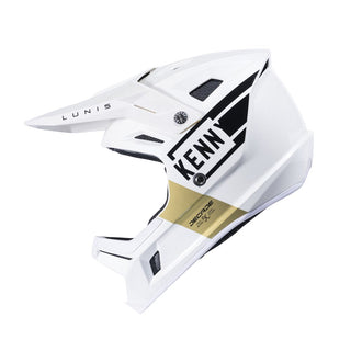 Kenny Decade Full Face Racing Helmet MIPS (AS/NZS 2063) - White/Gold