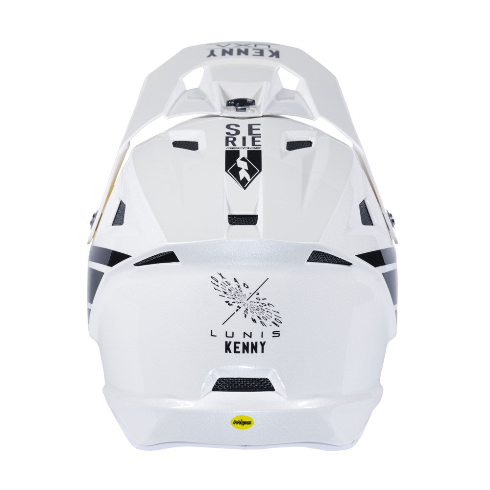 Kenny Decade Full Face Racing Helmet MIPS (AS/NZS 2063) - White/Gold