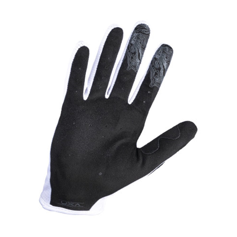 Kenny Racing Full Finger Gloves - White