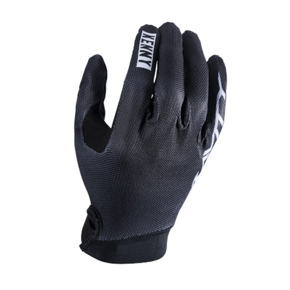 Kenny Gravity Full Finger Racing Gloves - Black