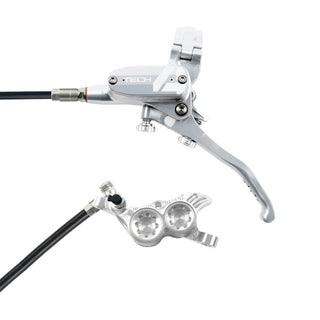 Hope Tech4 V4 Brake Front Black Cable - Silver/Silver