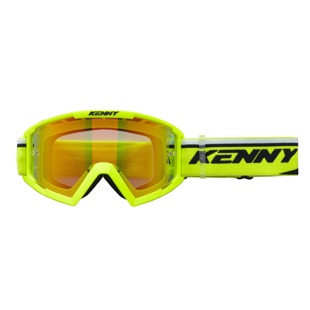 Kenny Racing Track Plus Kids Goggles - Neon Yellow