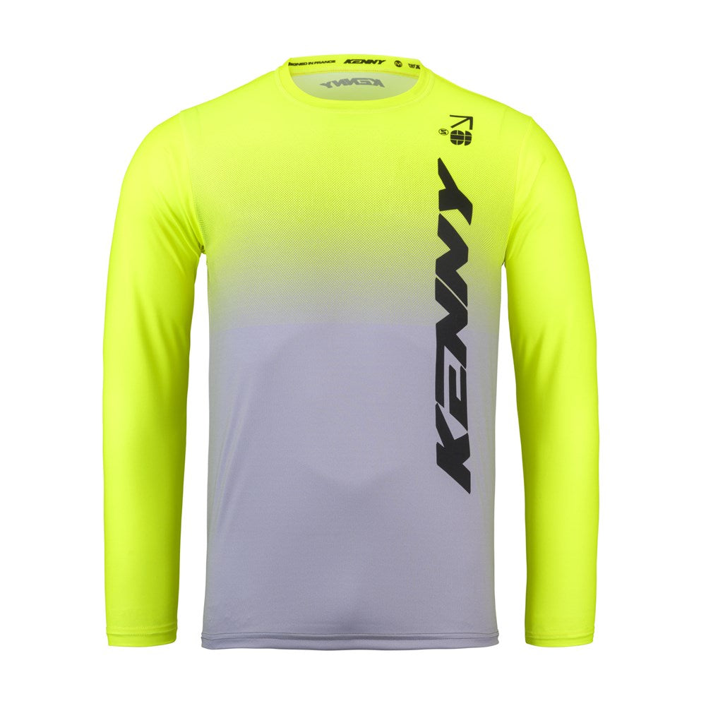 Kenny Racing Elite Long Sleeves Kid's Jersey - Gradient Yellow