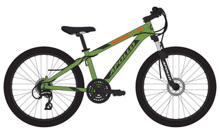 Apollo Aspire 24 Youth Bike - Gloss Olive Green/Black/Orange