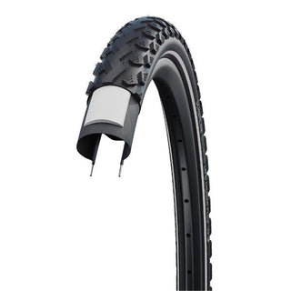 Schwalbe LandCruiser Plus 27.5 x 2.00" Puncture Guard Reflective sidewall  E-25 Green Compound