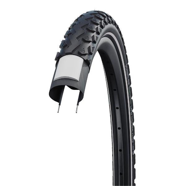 Schwalbe LandCruiser Plus 27.5 x 2.00" Puncture Guard Reflective sidewall  E-25 Green Compound