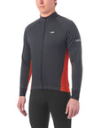 Giro Chrono Pro Windbloc Men's Jersey - Charcoal/Red