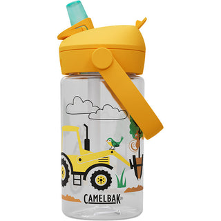 Thrive Flip Kids Bottle 400ML - Tractors and Trees