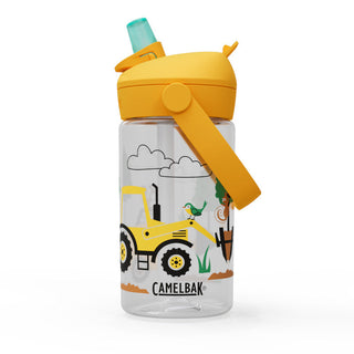 Thrive Flip Kids Bottle 400ML - Tractors and Trees