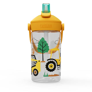 Thrive Flip Kids Bottle 400ML - Tractors and Trees