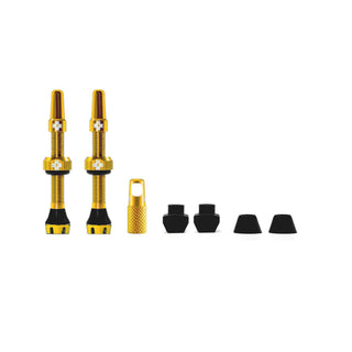 Muc-Off V2 Tubeless Valve Kit 44mm - Gold