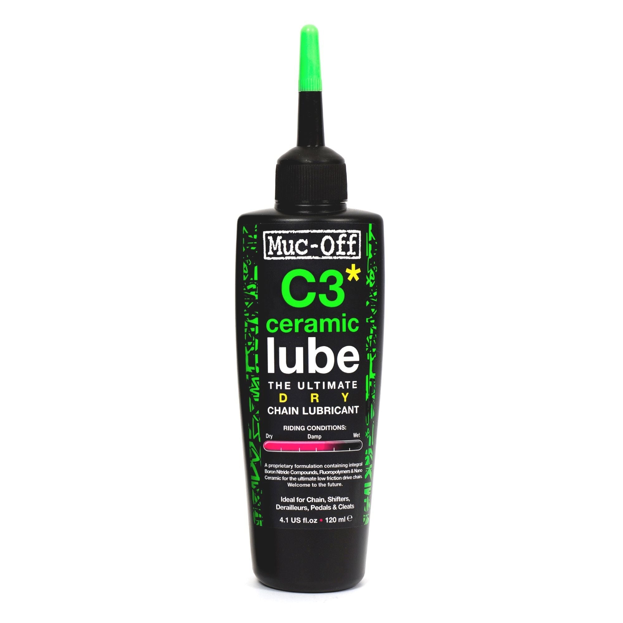 Muc-Off C3 Ceramic Dry Bike Chain Lube - 120ml