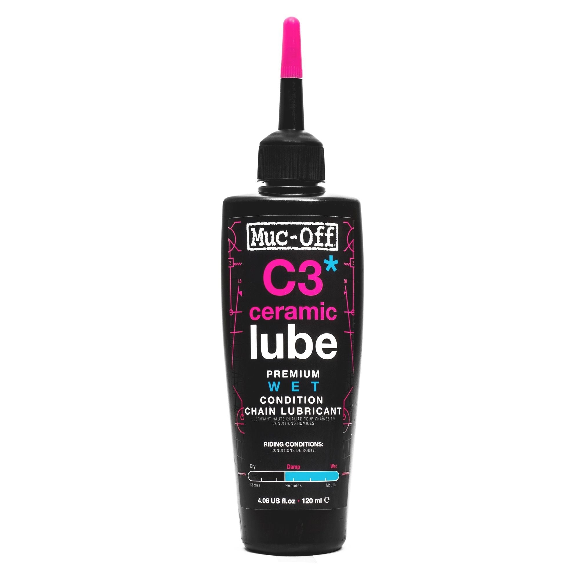 Muc-Off C3 Ceramic Wet Chain Lube 120ml