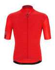 Santini Colore Puro Classic Short Sleeve Men's Jersey - Red