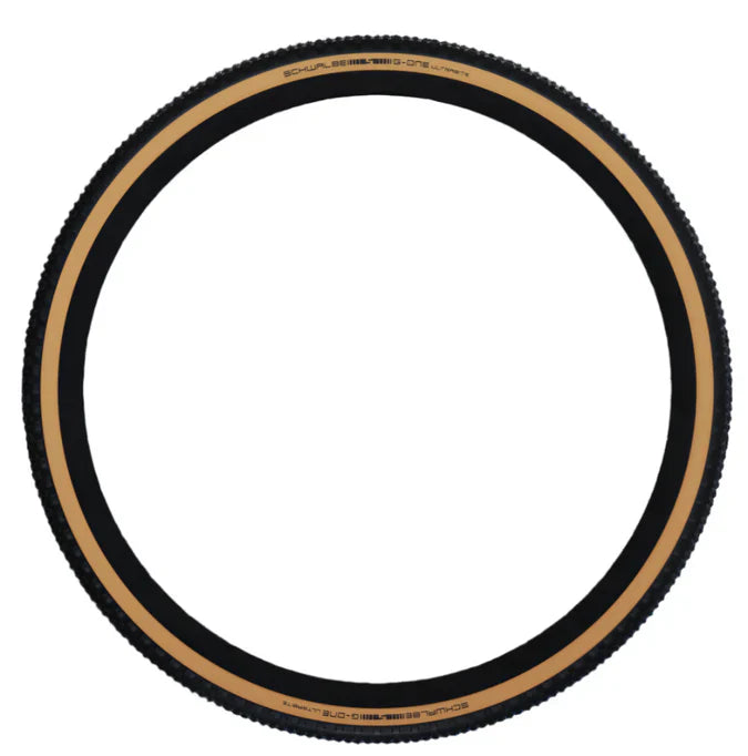 Schwalbe G-One UltraBite 700 x 50C RaceGuard Addix Performance Line Tubeless Bronze Sidewall OE