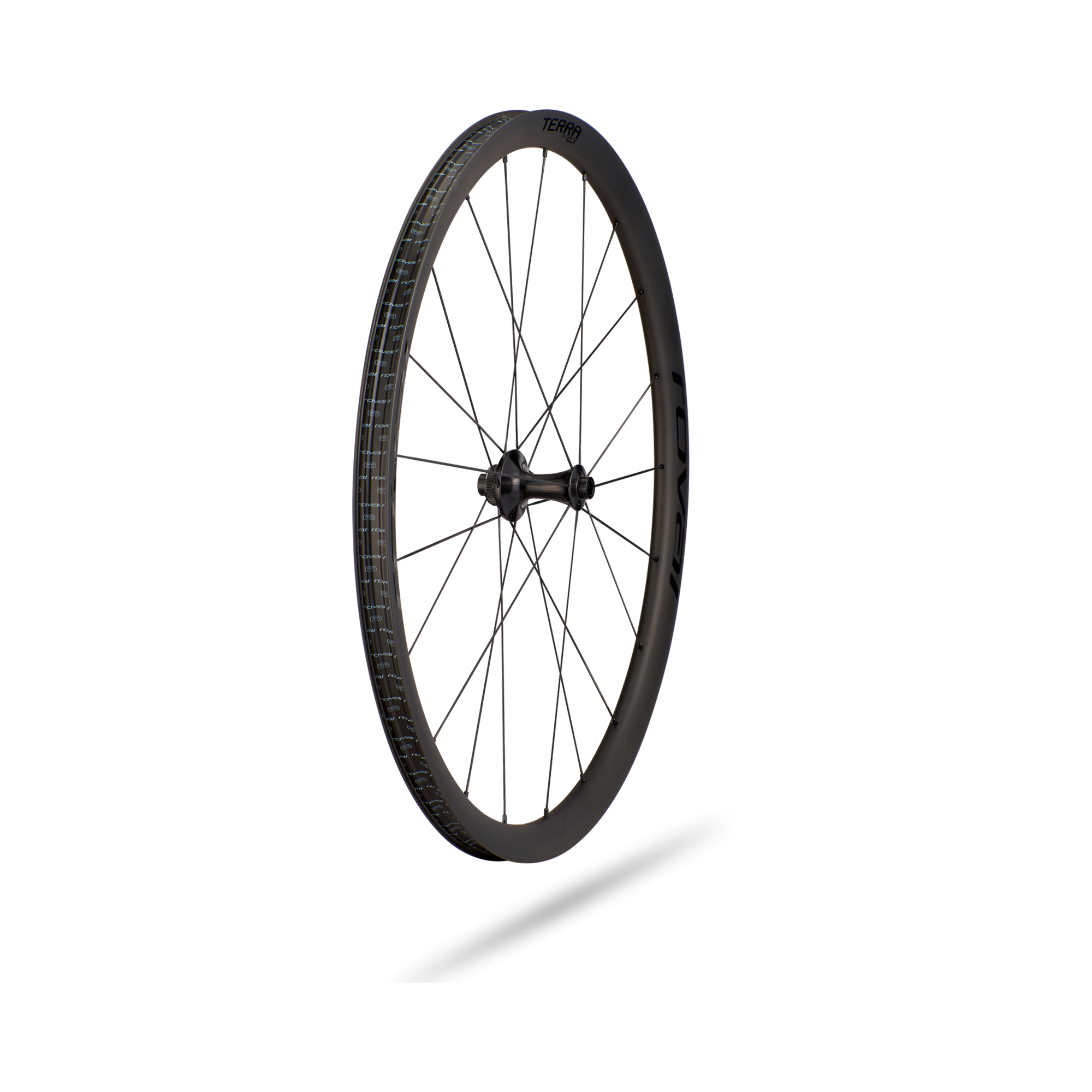 Specialized Roval Terra CLX – Front - Satin Carbon/Gloss Black