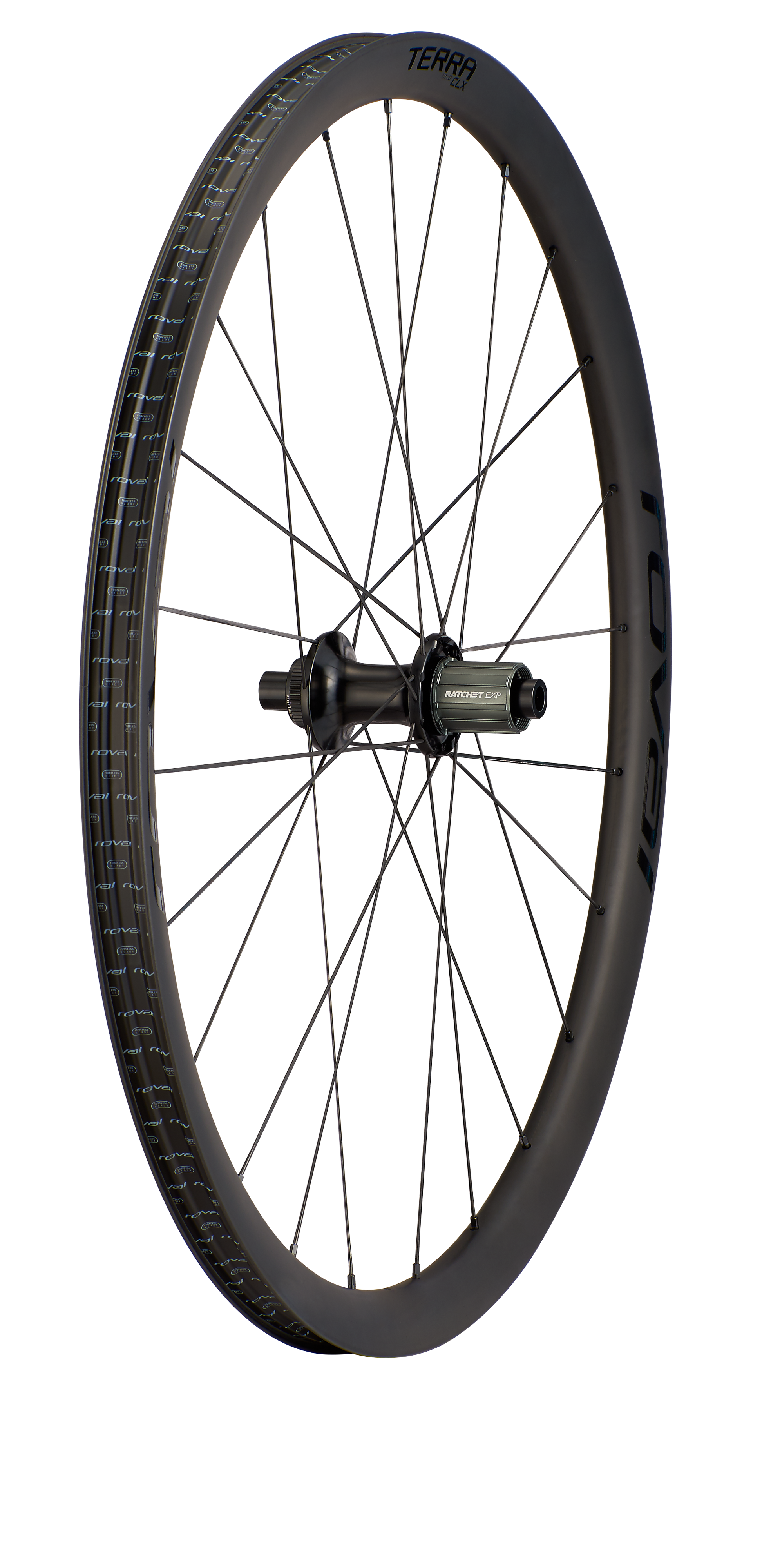 Specialized Roval Terra CLX HG – Rear - Satin Carbon/Gloss Black