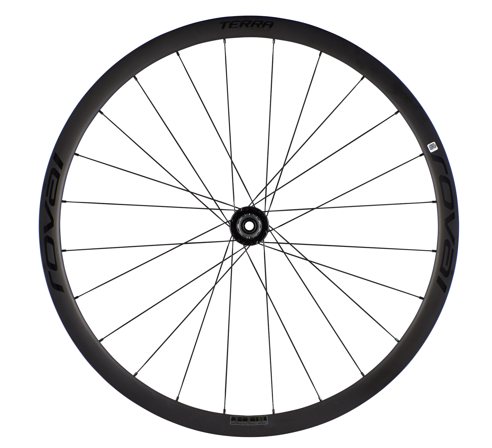 Specialized Roval Terra CLX XDR – Rear - Satin Carbon/Gloss Black