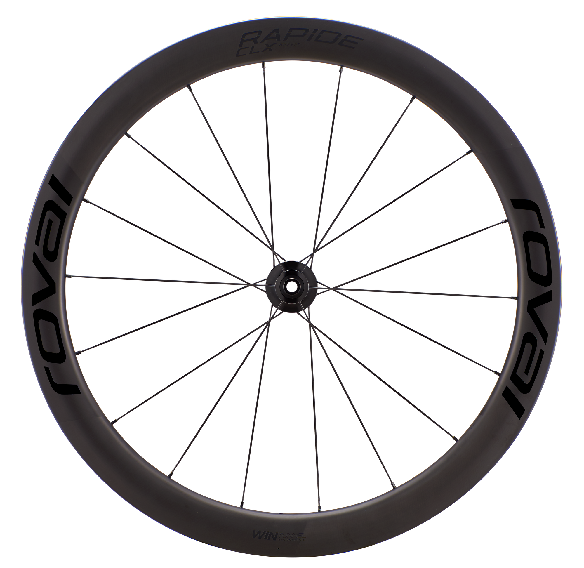Specialized Roval Rapide CLX HG – Rear - Satin Carbon/Gloss Black