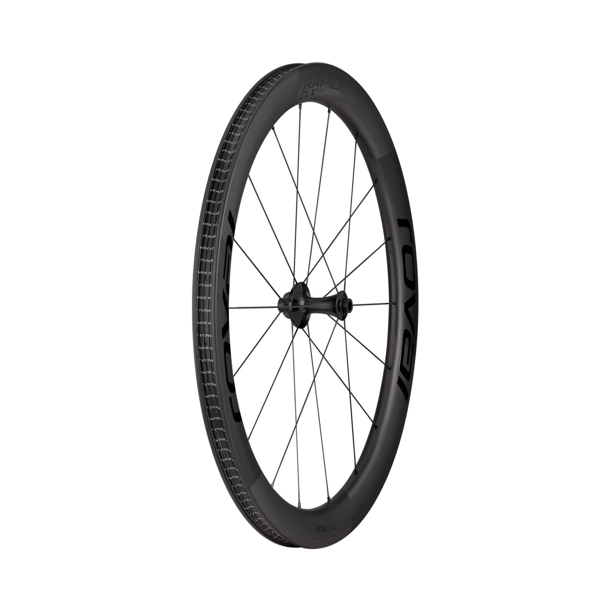 Specialized Roval Rapide CLX – Front - Satin Carbon/Gloss Black