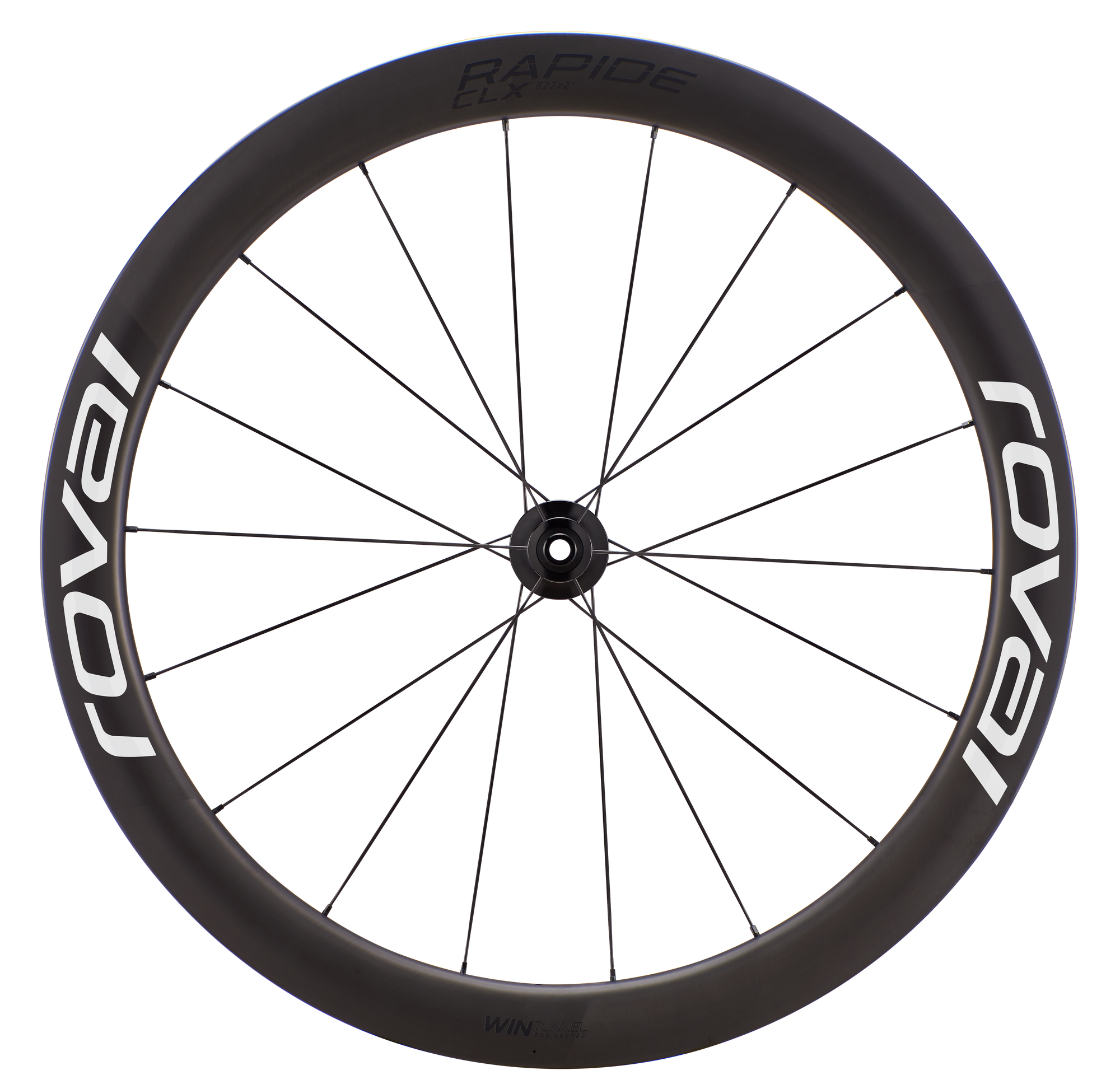 Specialized Roval Rapide CLX – Front - Satin Carbon/White