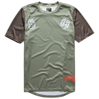 2024 TLD Flowline Jersey SS Flipped Olive