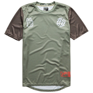 2024 TLD Flowline Jersey SS Flipped Olive