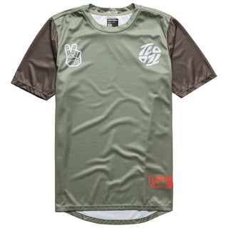 2024 TLD Flowline Jersey SS Flipped Olive