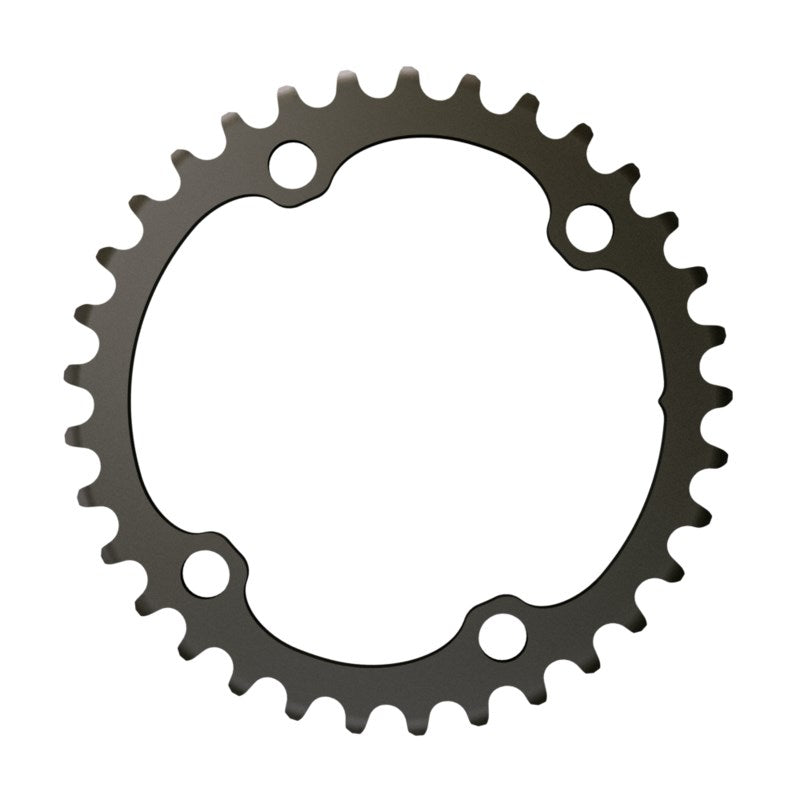 SRAM CHAIN RING ROAD 46T 107BCD 2X12 FORCE POLAR GREY WITH COVER PLATE