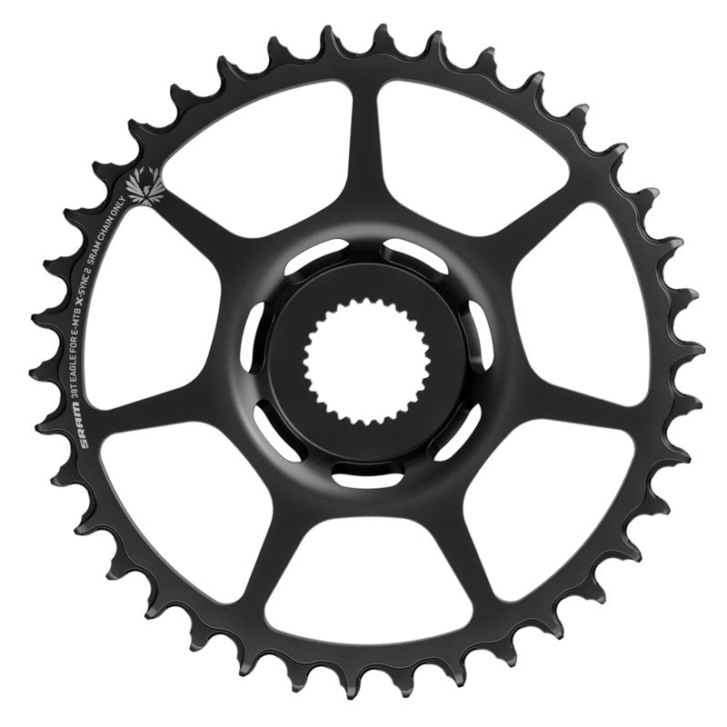 SRAM Chain Ring X-SYNC 2 38T Steel Eagle Bosch Gen4 DM Black B148