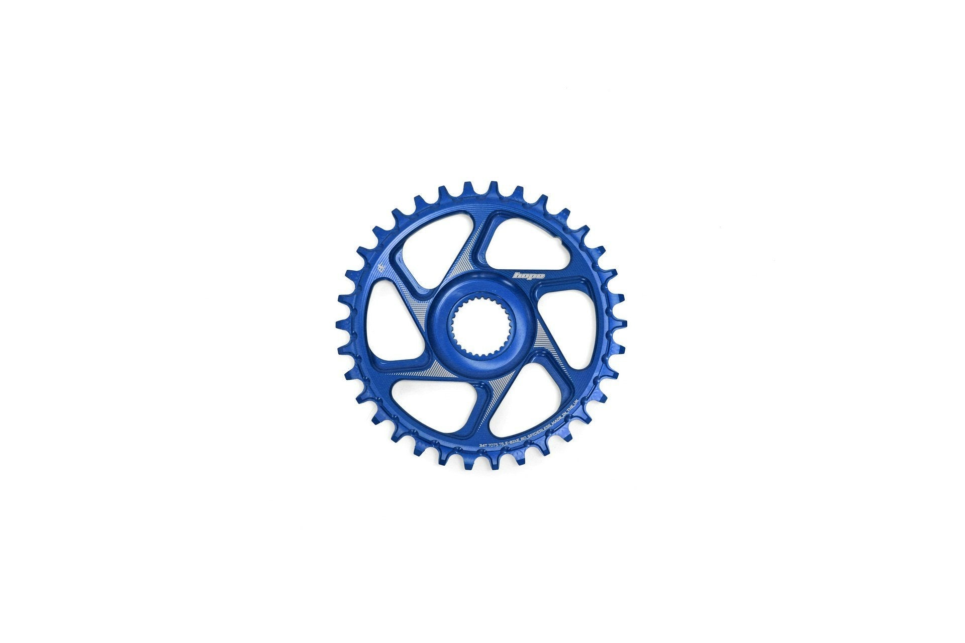 Hope R22 E-Bike Chainring Boost - 34 Teeth Blue