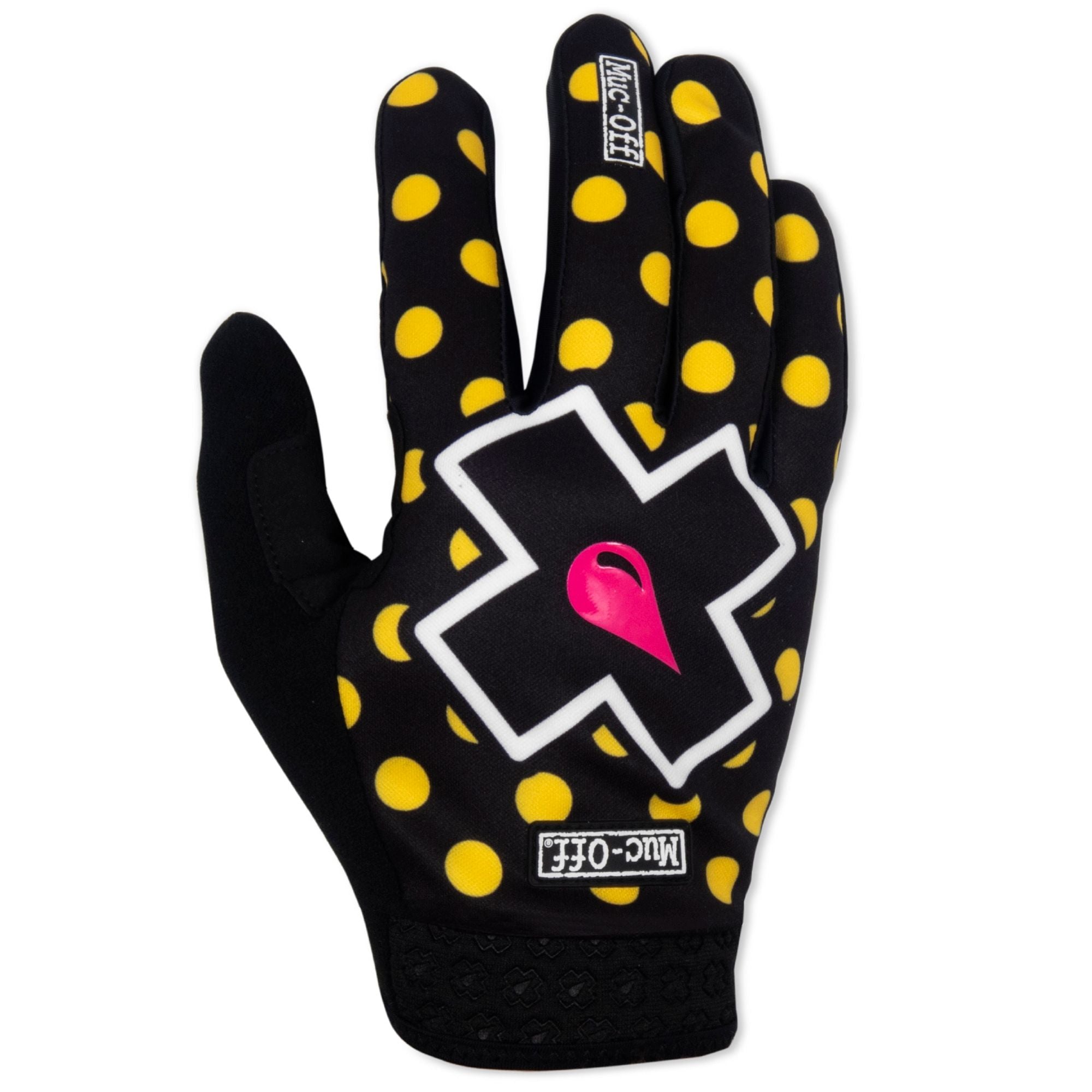 Muc-Off MTB Gloves Polka - Yellow