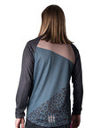 Muc-Off Long Sleeve Riders Jersey Leopard - Grey