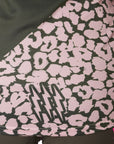 Muc-Off Womens Long Sleeve Riders Jersey Leopard - Green/Pink