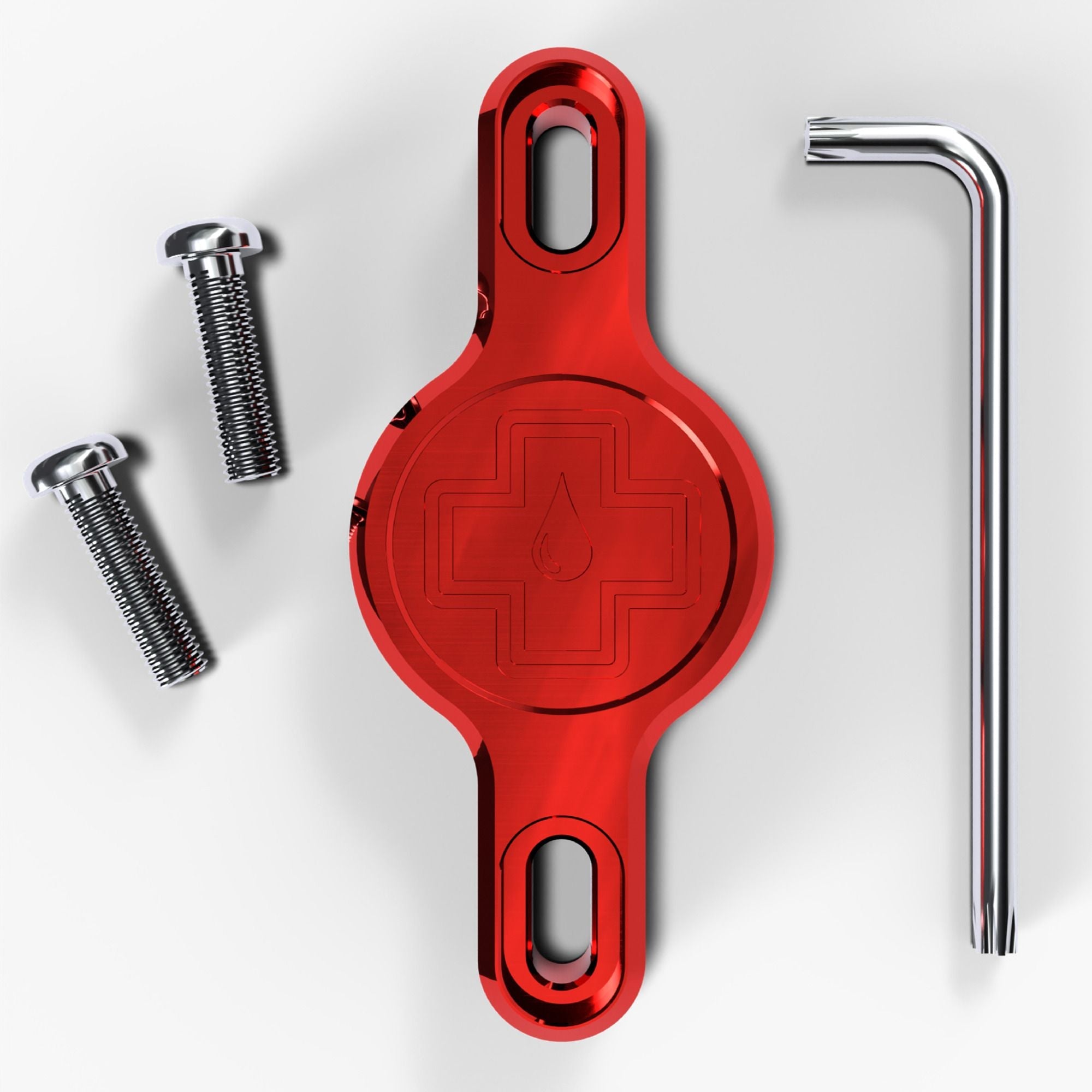 Muc-Off Secure Bicycle AirTag Holder - Red