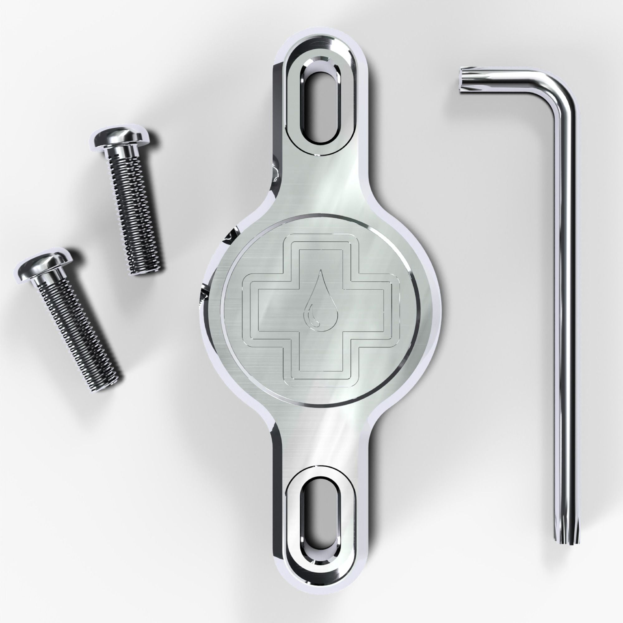 Muc-Off Secure Bicycle AirTag Holder - Silver