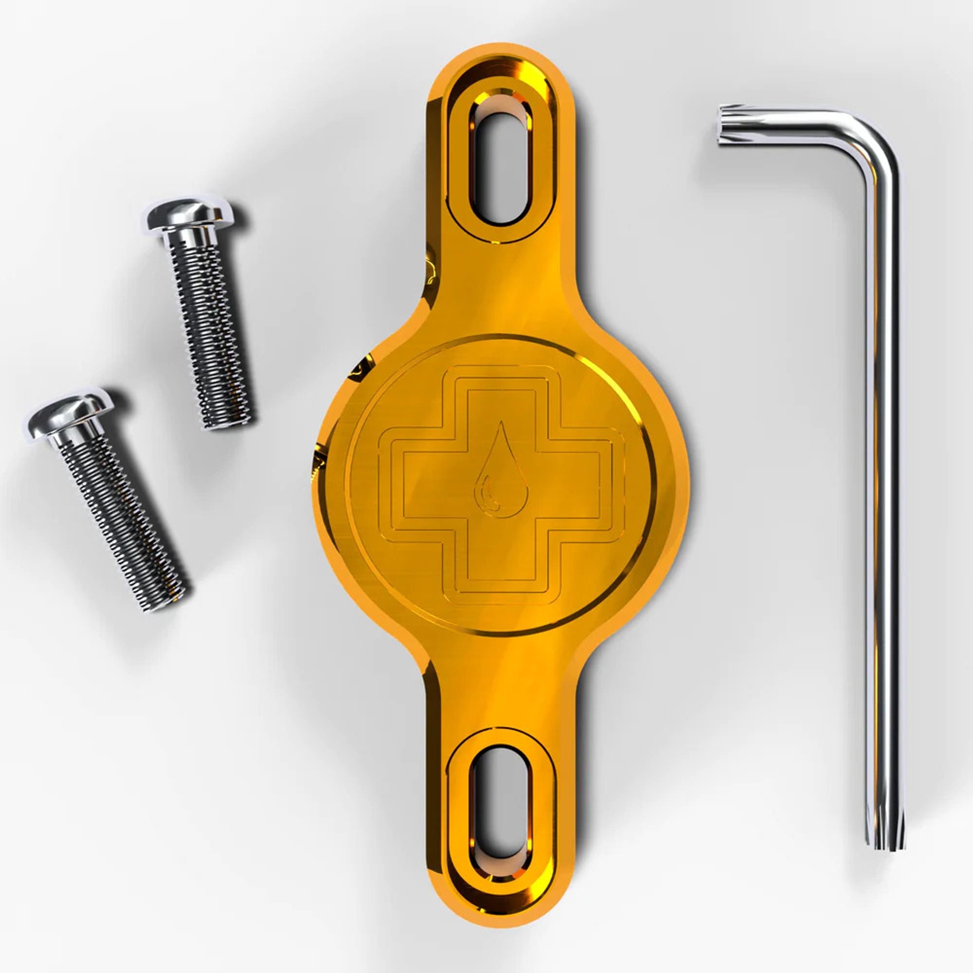 Muc-Off Secure Bicycle AirTag Holder - Gold