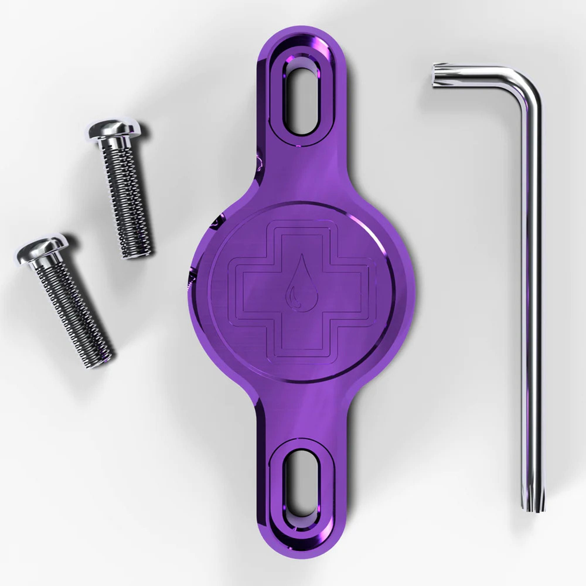Muc-Off Secure Bicycle AirTag Holder - Purple
