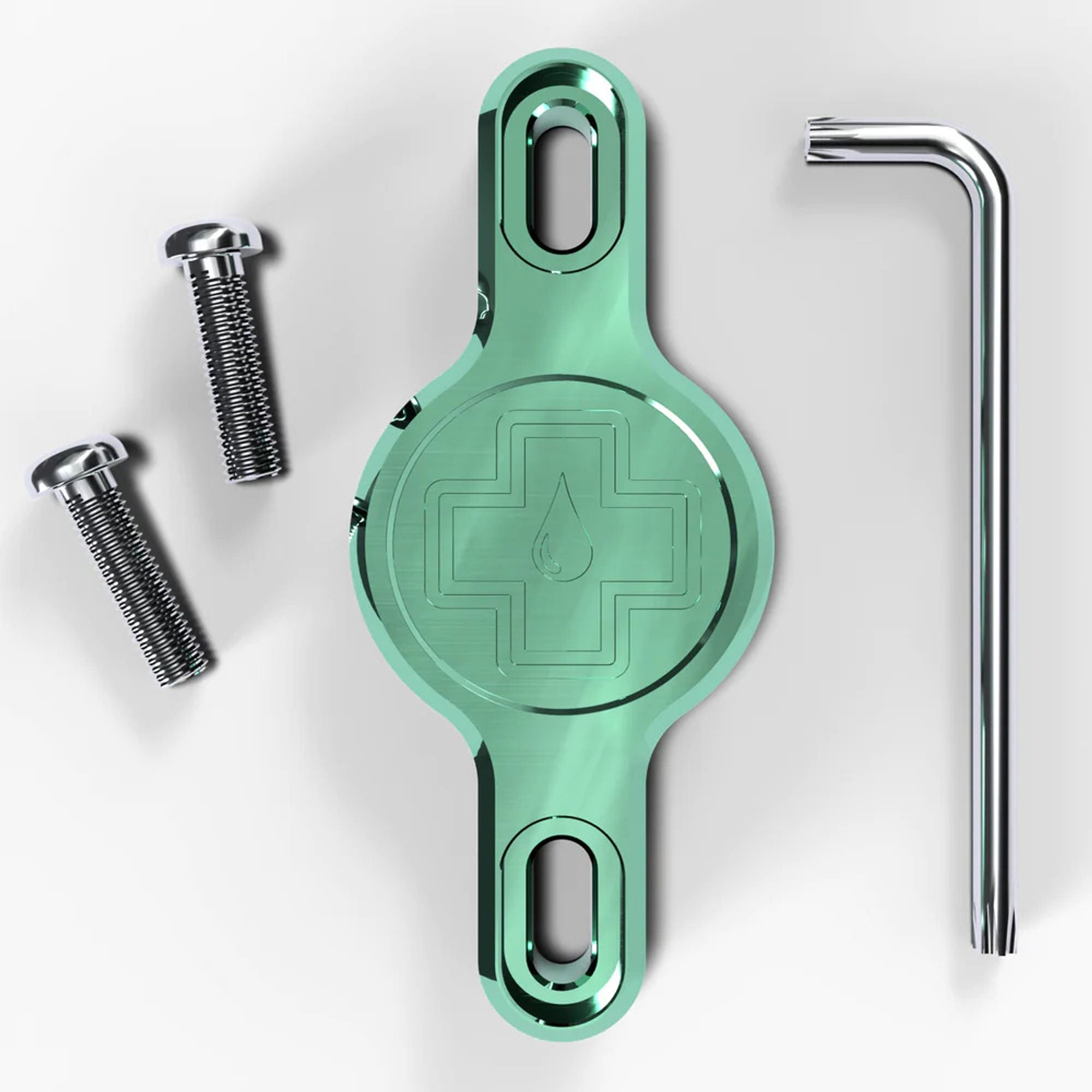 Muc-Off Secure Bicycle AirTag Holder - Torquoise