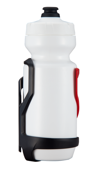 Specialized Zee Cage II – Left - Matte Black/Flo Red