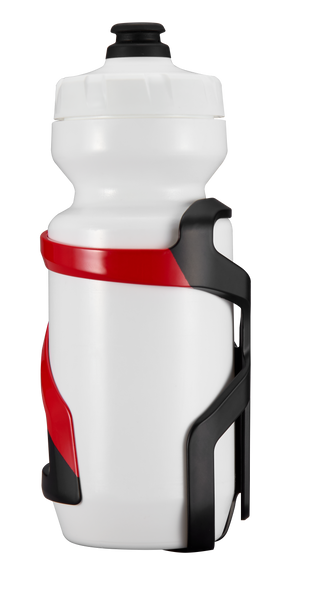 Specialized Zee Cage II – Left - Matte Black/Flo Red
