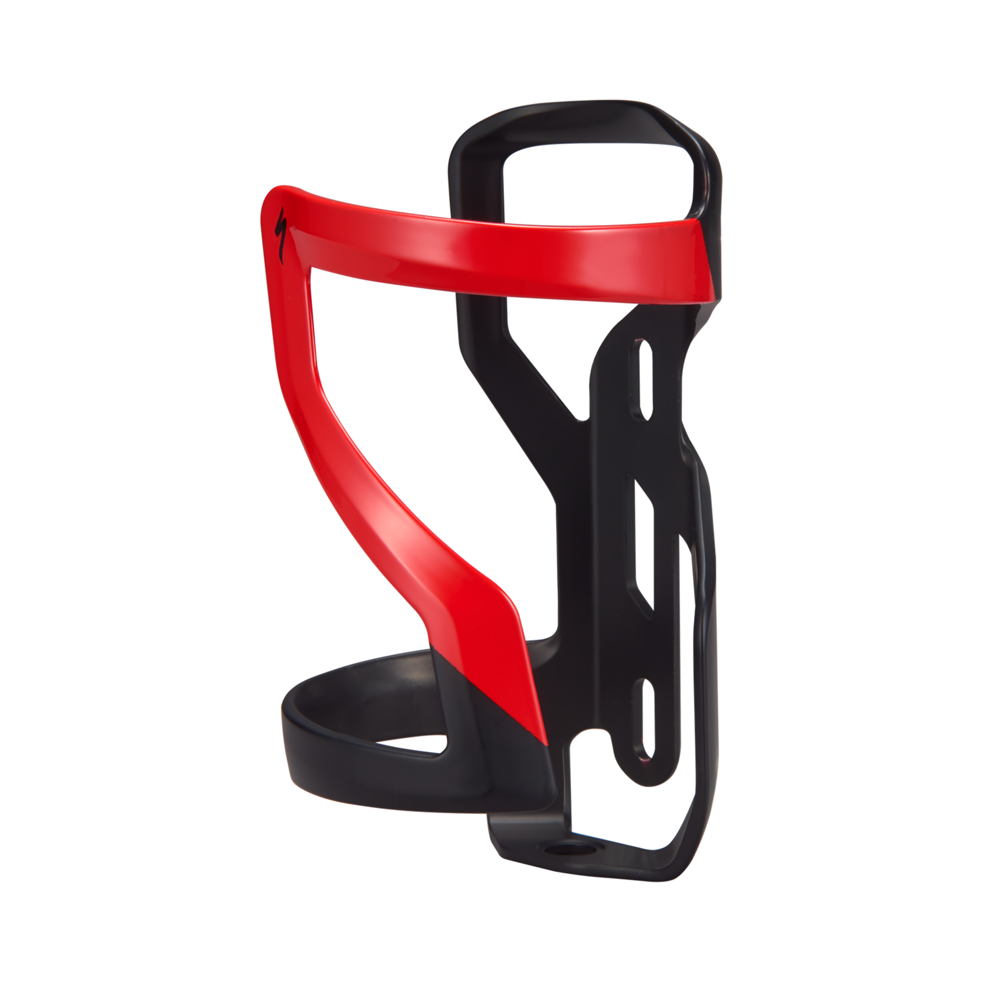 Specialized Zee Cage II – Left - Matte Black/Flo Red