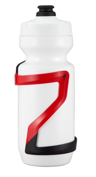Specialized Zee Cage II – Right - Matte Black/Flo Red