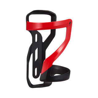 Specialized Zee Cage II – Right - Matte Black/Flo Red