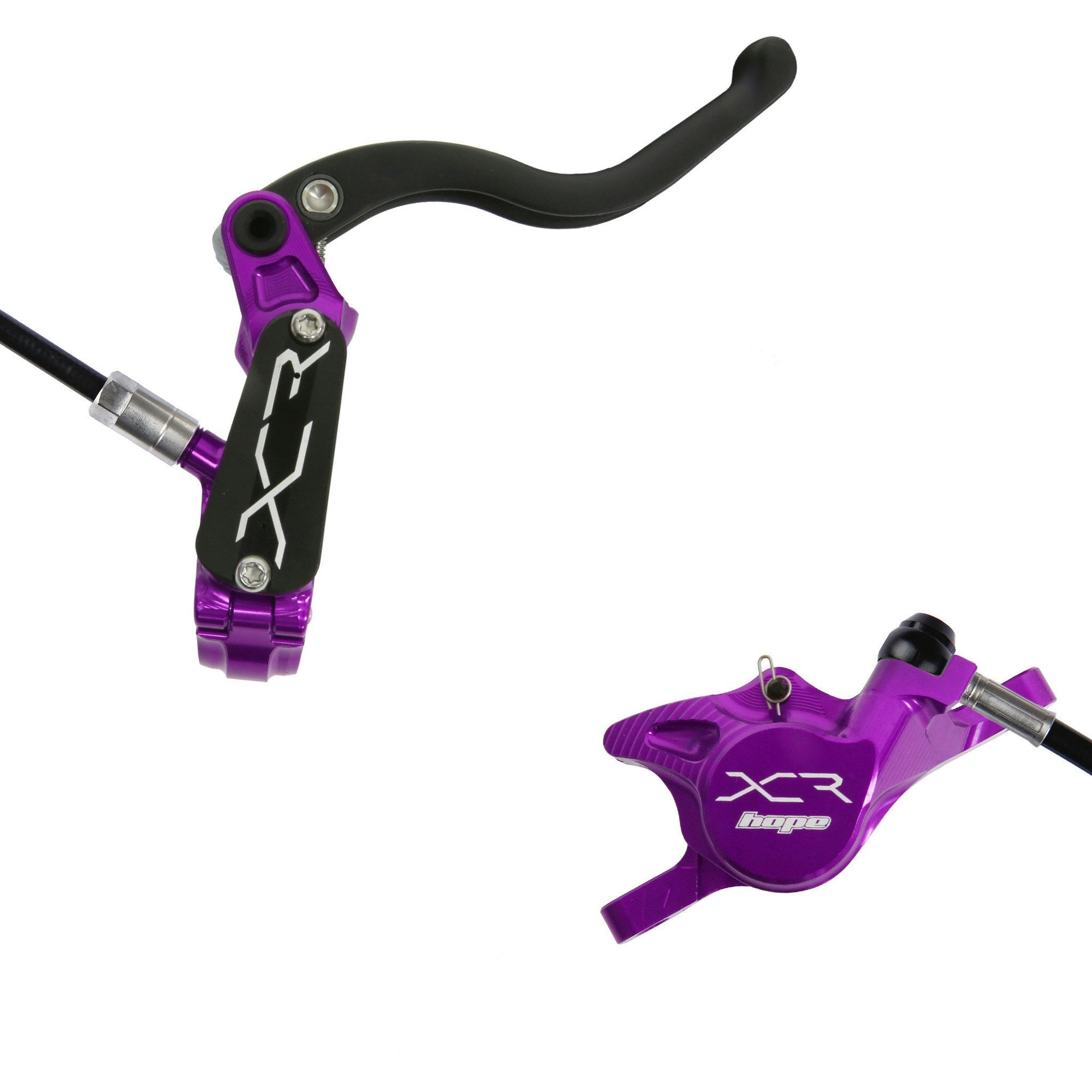 Hope XCT X2 Brake Front Black Cable - Purple