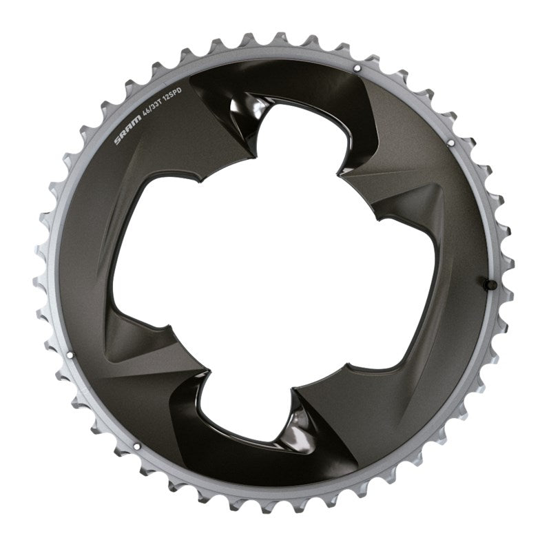 SRAM CHAIN RING ROAD 33T 107BCD 2X12 FORCE BLAST BLACK
