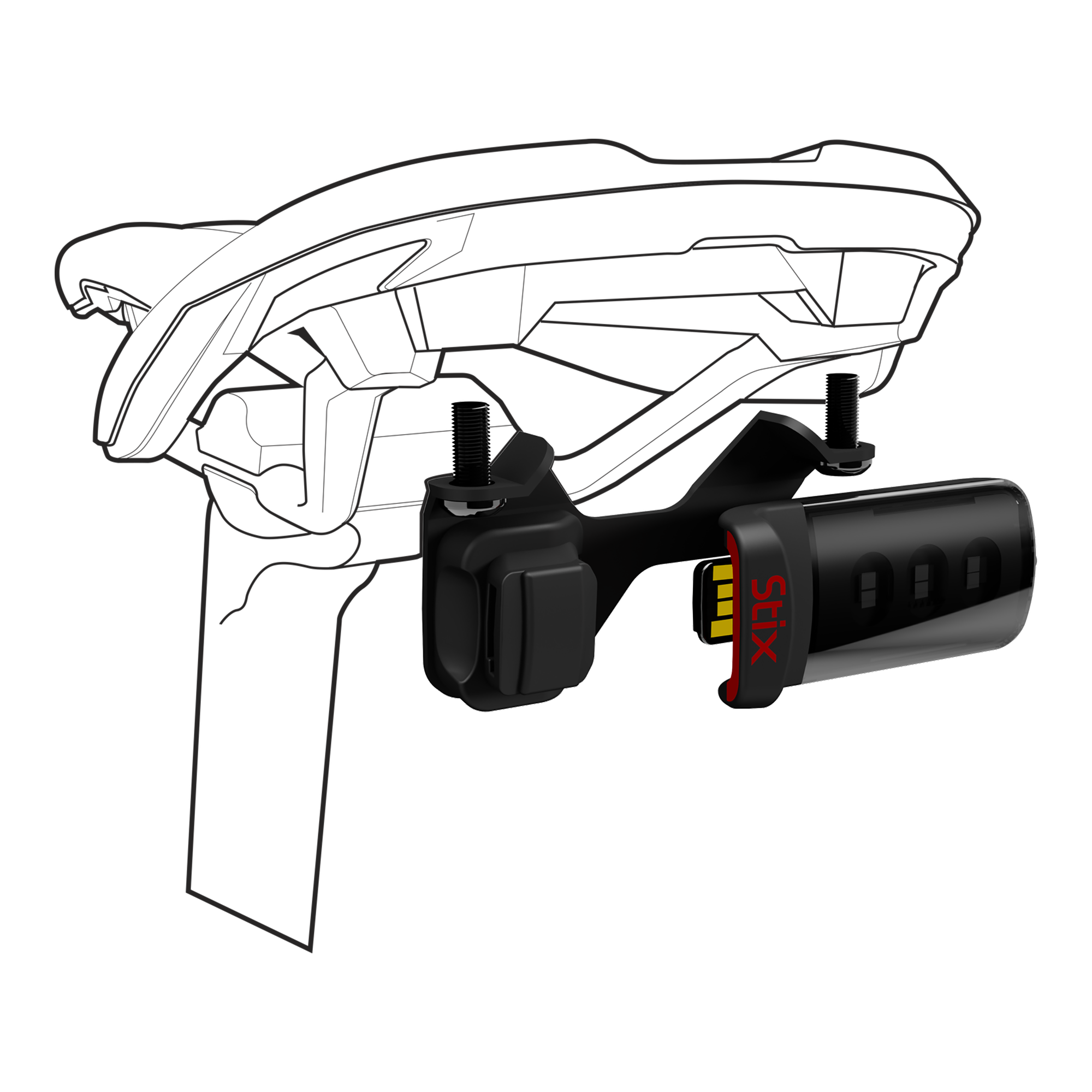 Specialized Stix Saddle Mount - Black